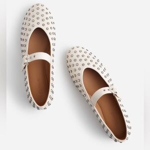 Madewell NIB The Remy Mary Jane Flat with Crystals, 7
